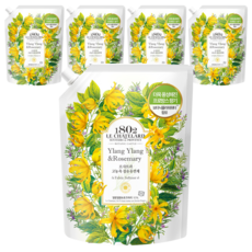 1802 LE CHATELARD 植萃城堡 衣物柔軟精 依蘭迷迭香 補充包, 1.5L, 5個