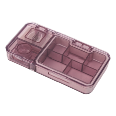 ROYALLIN 蘿林嚴選 隨身藥盒 附帶切藥器 磨粉器 紅色, 1個