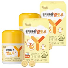 HONGKI TONGKI 24個月~4歲孩童綜合維他命錠片, 60顆, 2罐