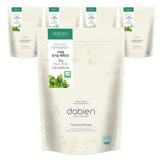 다비앙 유기농 페퍼민트 티백, 1.5g, 20개입, 5개