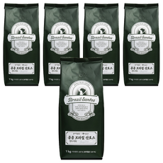 gomgom 巴西聖多斯咖啡豆 生豆, 1kg, 5包
