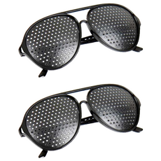 多孔眼鏡 飛行員款, 2個