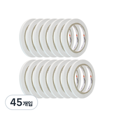 엠파이어 양면테이프 7mm x 20m, 화이트 반투명, 45개입