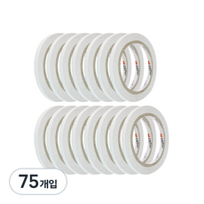 EMPIRE 雙面膠帶 7mm x 20m, 75入, 白色半透明