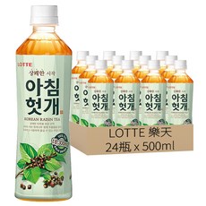 LOTTE 樂天 北枳椇茶, 24瓶, 500ml