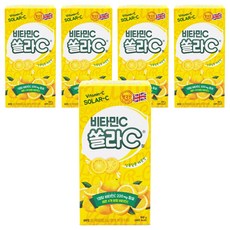 쏠라씨 비타민 C 레몬맛, 80정, 5개