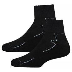 LOOPAL 中統運動襪 LAMC1010, 黑色, 1雙