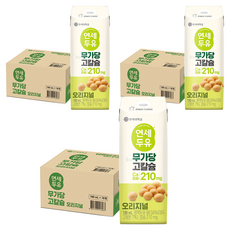 연세두유 무가당 고칼슘 오리지널, 190ml, 48개