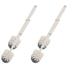 SamJeong CleanMaster 圓形馬桶刷 2號, 4個, 混合顏色