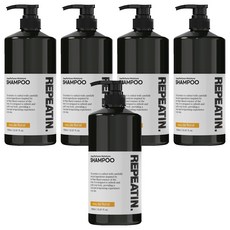 리피트인 딥퍼퓸 모이스처 약산성 프로틴 샴푸 오드플로랄, 1L, 5개