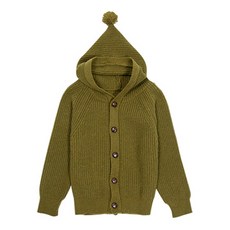 兒童 New Look 針織連帽保暖開襟衫 CCV71BNT34