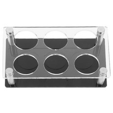 bargogo 6孔子彈杯架 壓克力材質 不鏽鋼, 多色, 1個