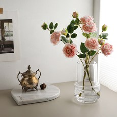 Samho Glass 凸面圓柱玻璃花瓶 SH17037, 單一顏色