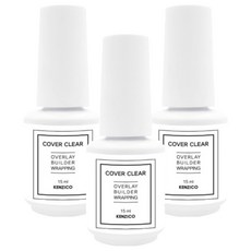 kenzico Cover Builder 透明凝膠, 單色, 15ml, 3個