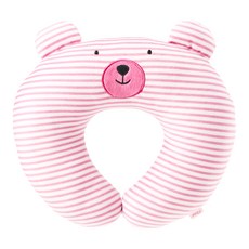 Fees BEBE 寶貝熊護頸枕 3歲以上, 淺粉色