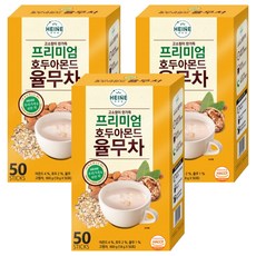 Danongwon Hine 優質核桃杏仁薏仁茶隨身包, 18g, 50條, 3盒