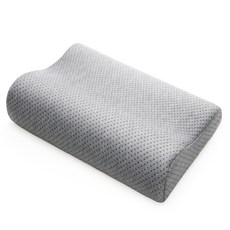comet 舒適記憶棉頸椎枕, 灰色, 1個