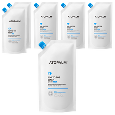 ATOPALM 愛多康 從頭到腳清洗補充裝型, 6個, 400ml
