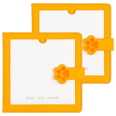 蕉蕉購物 貓爪空白蓋章本, 黃色, 2本