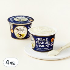 이즈니 프레시 크림, 197g, 4개입