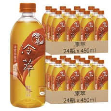 原萃 冷萃 金萱烏龍茶 無糖 無香料 滴濾慢釀 含南投金萱烏龍茶葉, 450ml, 48瓶