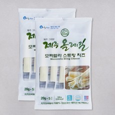 올레길치즈 모짜렐라 스트링 치즈, 100g, 2입
