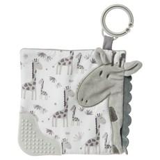 Mary Meyer 蜜兒 多功能固齒沙沙紙 靈活拉環 含沙沙紙 不含BPA PVC和鄰苯二甲酸鹽, 單件, 大頭長頸鹿, 1入