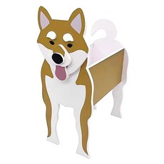ROYALLIN 蘿林嚴選 寵物造型盆栽 24 x 34cm 170g, 柴犬 棕色, 1個
