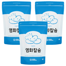 소다스쿨 염화칼슘 제습제 리필, 1kg, 3개