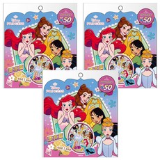 Disney Princesses 迪士尼公主 閃亮貼紙包 漂亮篇, 3組, 多色