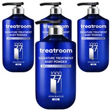 트리트룸 대용량 트리트먼트 베이비파우더향 시그니처, 1.077L, 4개