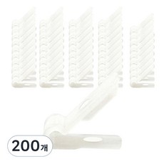 티라노타이 케이블 나일론 클램프, 200개, 화이트
