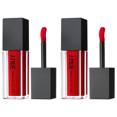 J.MUE 霧面天鵝絨唇釉, #3 Crimson Red, 5g, 2支