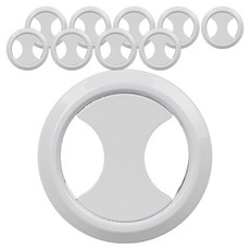 ALLGORR 線孔蓋 64mm, 白色, 10個