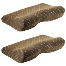 RERAX記憶棉枕頭硬質型, 卡其色, 2個