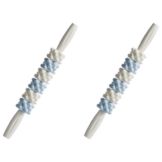 제이앤케이상점 내몸지킴이 롤러봉 둥근 손잡이, 2개, 블루화이트