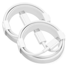 808STORE Type-C充電線 SHZ-012 100W 2入, 白色的, 1m