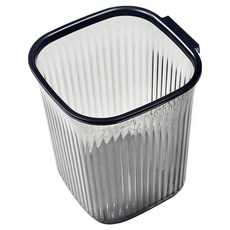 方形透明垃圾桶, 透黑色