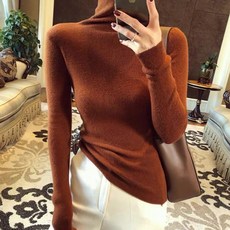 루나걸 여성용 보헴 슬림 니트 폴라