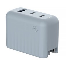 ALLite A1 PRO 70W 氮化鎵電源供應器 1A+2C 三孔快充, 霧霾藍, 1盒