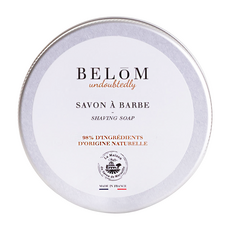 法國馬賽皂之家BELŌM質感紳士經典刮鬍皂 150g 軟化鬍鬚 呵護肌膚, 1個