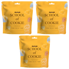 台灣優格餅乾學院香濃起士奶酥餅乾 口感酥鬆 獨立包裝方便攜帶, 3包, 130g