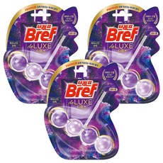 Bref 妙力 豪華馬桶清潔劑 午夜花香, 50g, 3個