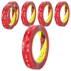 3M Scotch 3M 強力多用途泡棉透明雙面膠帶 18mm x 3m, 6個