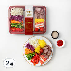 쉐푸드 훈제오리 월남쌈, 586g, 2개