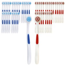 오랄라 폼 혀클리너 브러쉬 블루 5p + 레드 5p 세트, 5세트