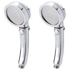 네이쳐리빙 물쏀 3모드 온오프 수압상승 샤워기 헤드, 2개