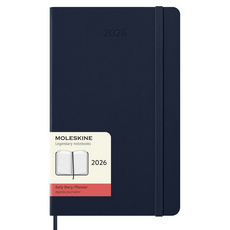 몰스킨 2026년 클래식 데일리 다이어리 12개월 하드커버, 사파이어블루, 1개