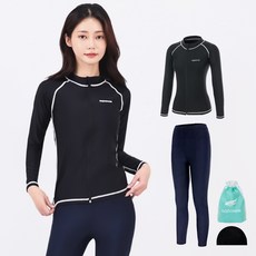 aquatica 女款防曬拉鍊上衣 AQAWJP23004+水上緊身褲套裝