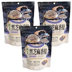 如意 黑芝麻香鬆, 精選黑芝麻 新鮮美味, 220g, 3包